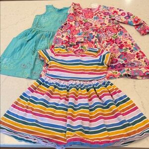 Hanna Andersson bundle. 3 dresses size 5